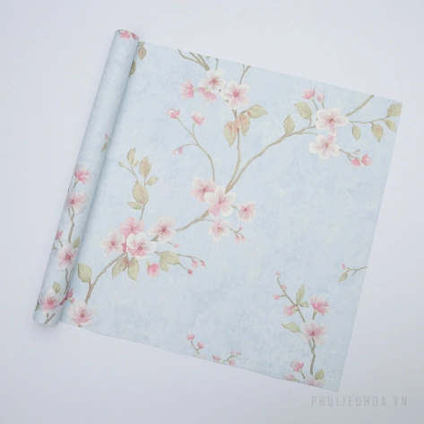 Giấy họa tiết dập nổi cánh hoa đào xấp 10 tờ ảnh 14