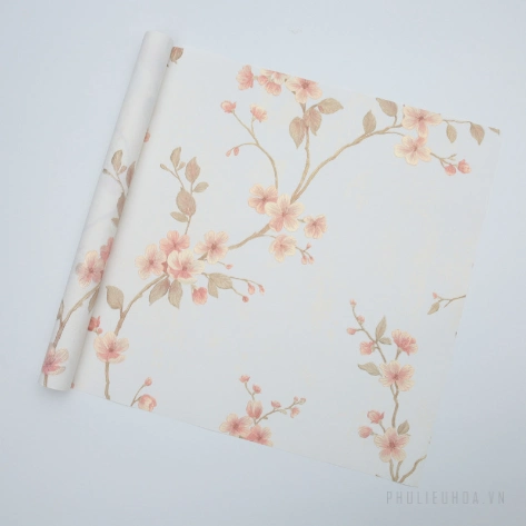 Giấy họa tiết dập nổi cánh hoa đào xấp 10 tờ ảnh 16