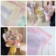 Giấy Kraft ép xé tay họa tiết vân đá túi 5 tờ 39 x 52cm ảnh 1