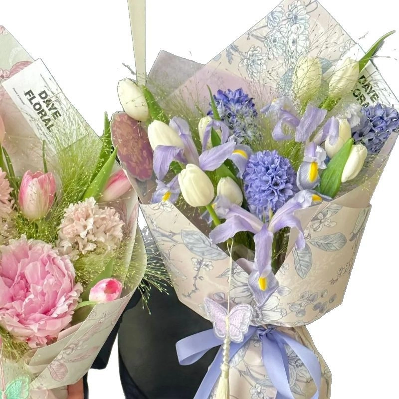 Giấy kraft lót gói hoa gam pastel xấp 10 tờ  35x50cm ảnh 5