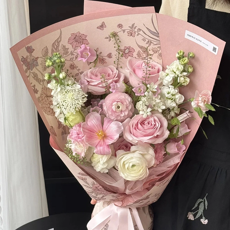 Giấy kraft lót gói hoa gam pastel xấp 10 tờ  35x50cm ảnh 6