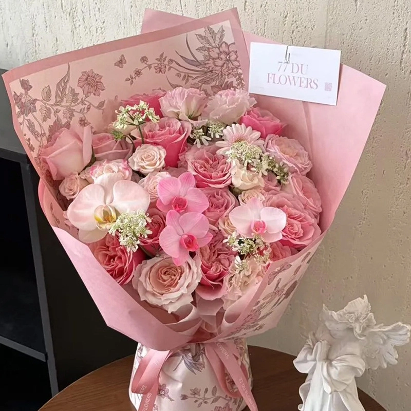 Giấy kraft lót gói hoa gam pastel xấp 10 tờ  35x50cm ảnh 7