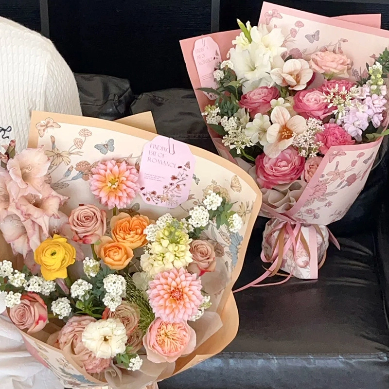 Giấy kraft lót gói hoa gam pastel xấp 10 tờ  35x50cm ảnh 8