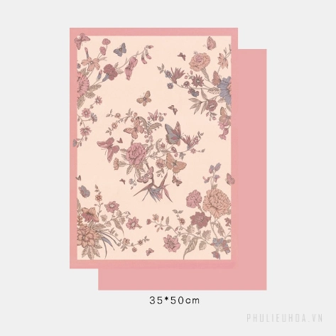 Giấy kraft lót gói hoa gam pastel xấp 10 tờ  35x50cm ảnh 12