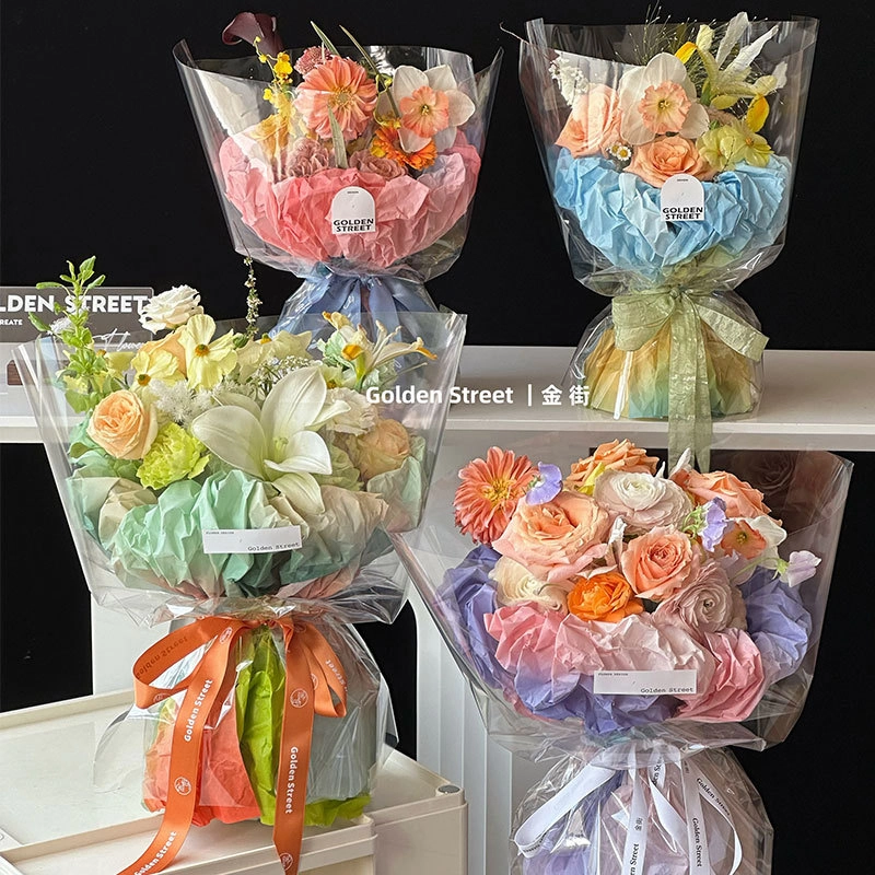 Giấy nến giấy sydney họa tiết loang gradient xấp 20 tờ 50 x 70cm ảnh 7