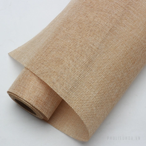 Cuộn lưới vải bố thô gói hoa giỏ quà 48cm x 5yard ảnh 18