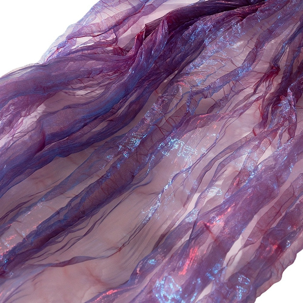 Vải lưới voan đổi màu gói hoa màu gradient
ảnh 3