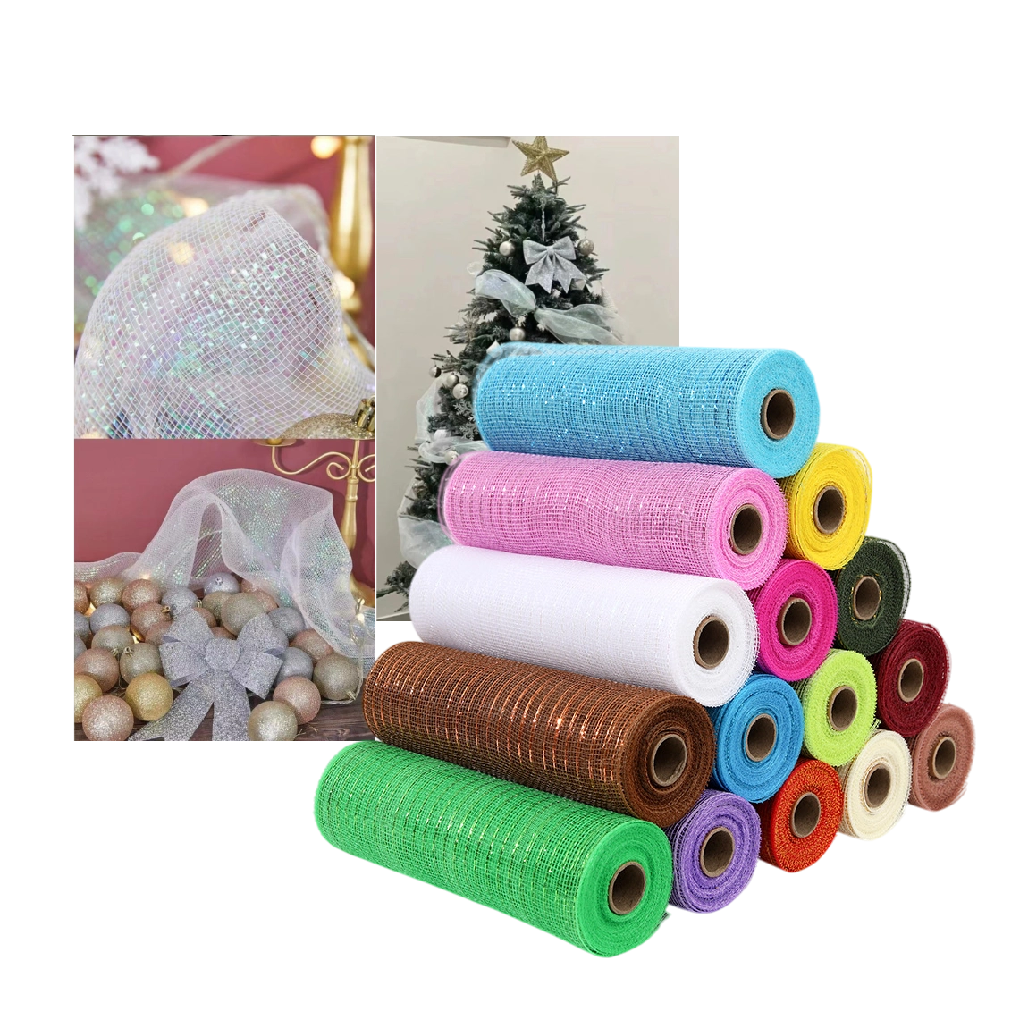 Lưới kím tuyến, cầu vồng cứng khổ 26 x 10yard ảnh 1