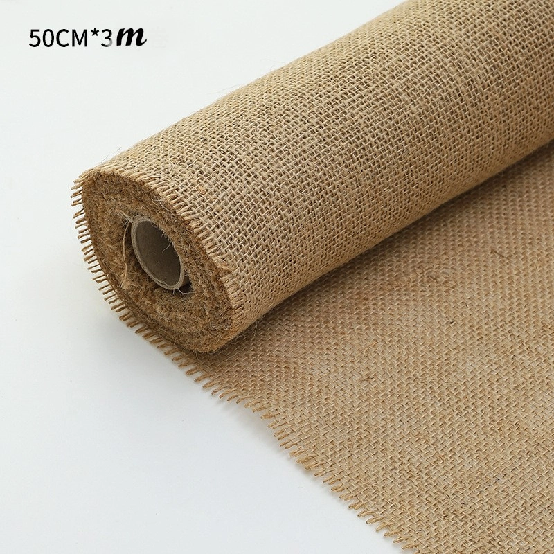 Cuộn vải bố đay dày thô khổ 50 x 5yard ảnh 9