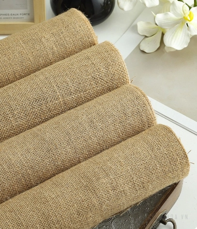 Cuộn vải bố đay dày thô khổ 50 x 5yard ảnh 6