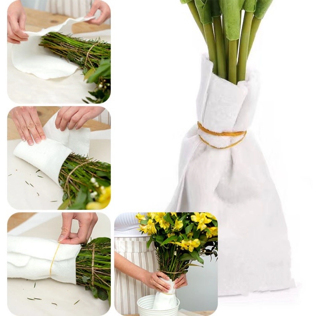 Bông gòn bọc gốc hoa, giữ ẩm Batuni và Kotton Care ảnh 3