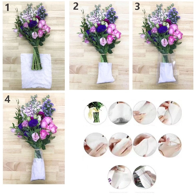 Bông gòn bọc gốc hoa, giữ ẩm Batuni và Kotton Care ảnh 12