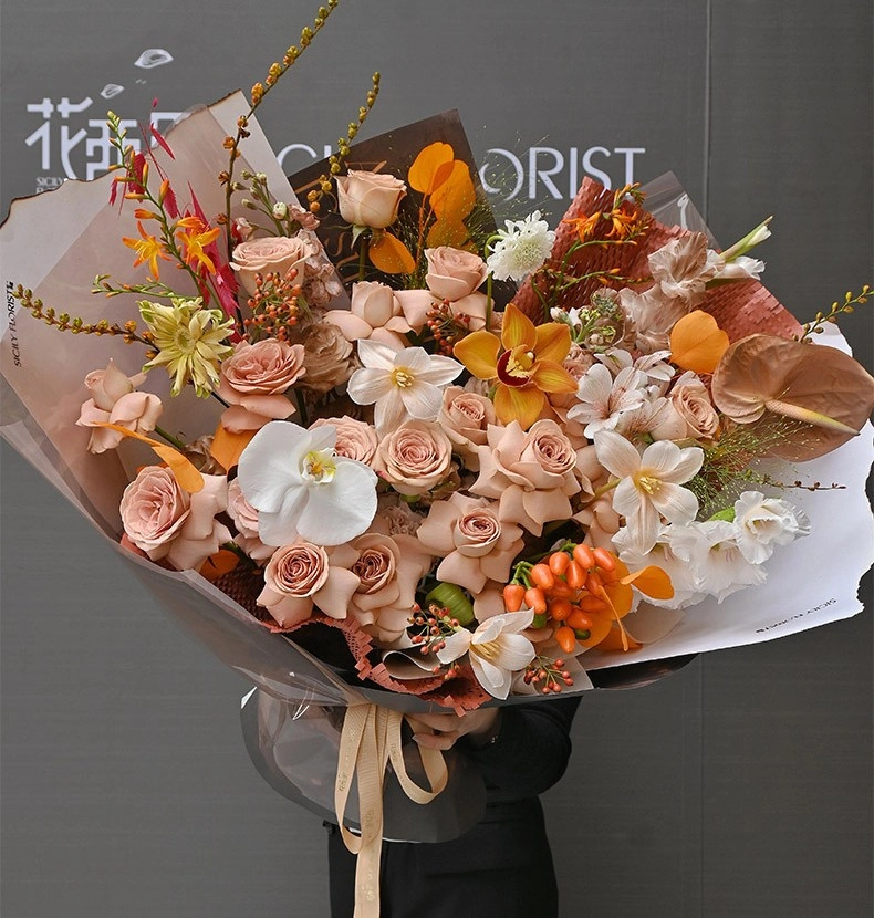 Combo 2 vỉ, cốt nhựa bó hoa tròn size 26cm ảnh 5