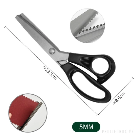 Kéo cắt vải giấy, cắt sóng giấy thủ công ảnh 15