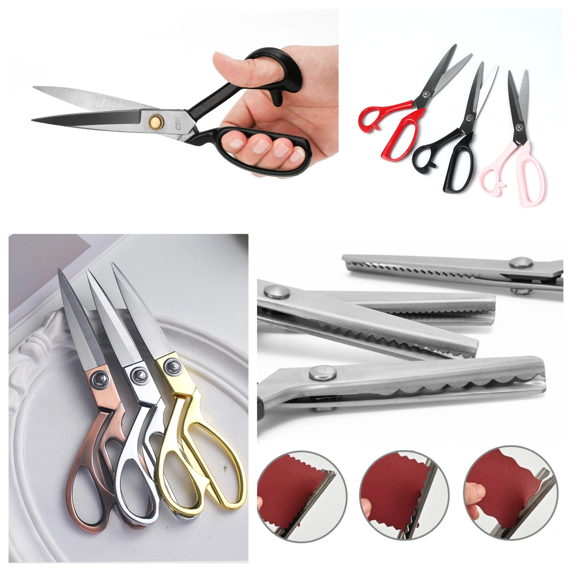 Kéo cắt vải giấy, cắt sóng giấy thủ công ảnh 1