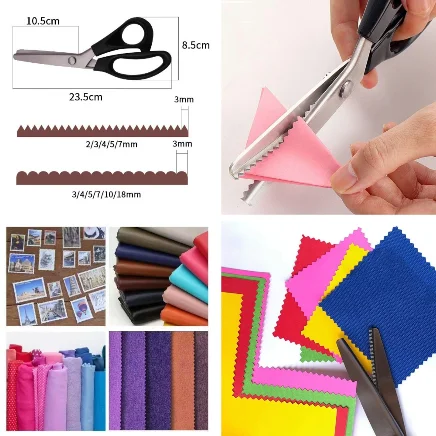 Ảnh sản phẩm Kéo cắt vải giấy, cắt sóng giấy thủ công 1