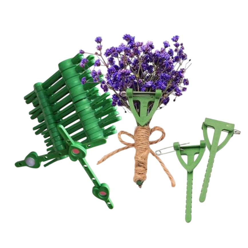 Ghim kẹp cài hoa áo cô dâu chú rể 
 ảnh 1