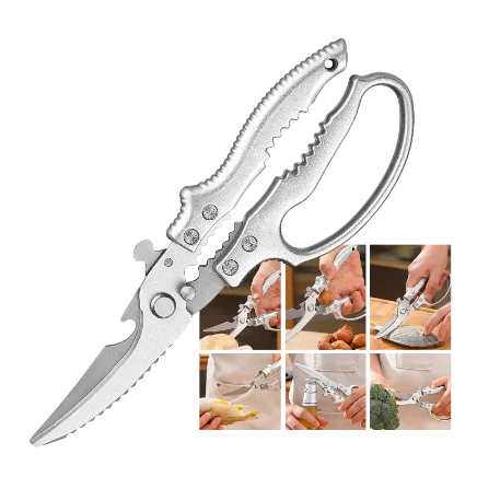 Ảnh sản phẩm Kéo làm bếp đa năng thép không gỉ Martensitic 1